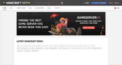 Desktop Screenshot of minecraft-seeds.net